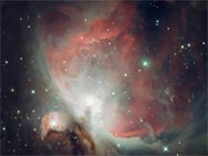 Nebulosa de Orión, el gigante de la mitología de las constelaciones de invierno.